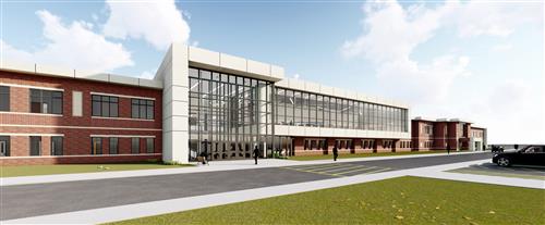 WCCHS - Exterior Rendering - West Side Addition 